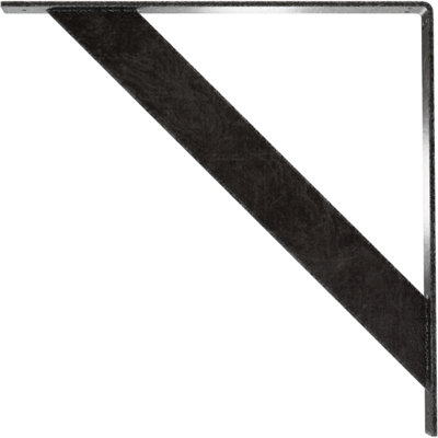 2"W x 20"D x 20"H Traditional Steel Bracket, Antiqued Pewter