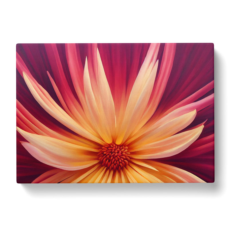 Desirable Flower - Wrapped Canvas, 35cm H x 50cm W x 3cm D