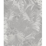 Eden Metallic Jungle Leaves 33' L X 21" W Wallpaper Roll