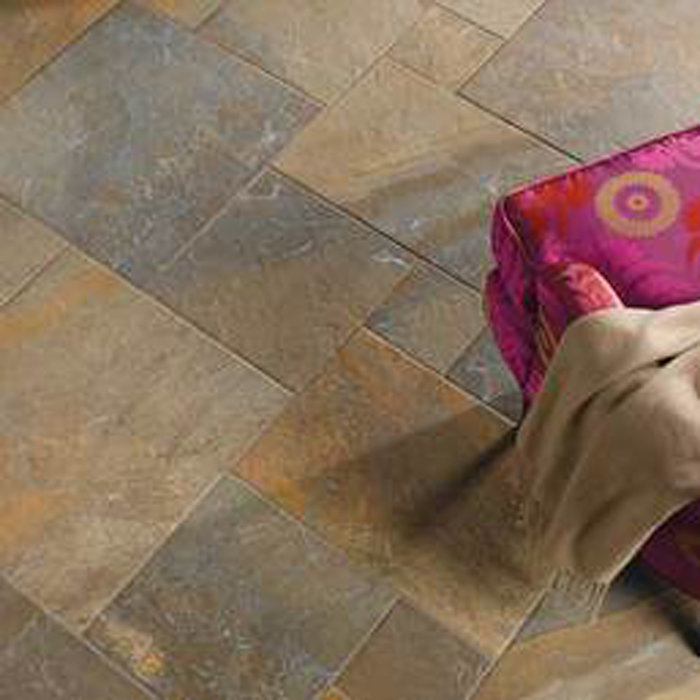 Ayers Rock 3" x 3" Porcelain Mosaic Tile in Rustic Remnant