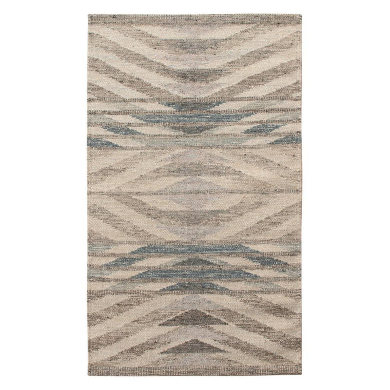 Scandinavian Wool Geometric Area Rug, Rectangle 10' x 14'
