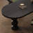 Retro solid wood dining table - sturdy table legs-1464007678