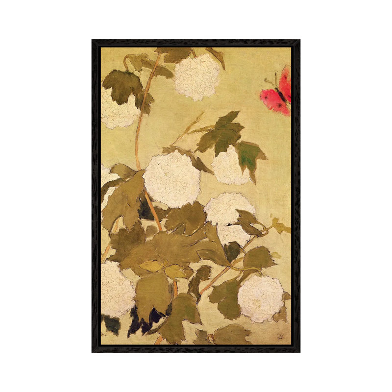 Snowballs, 1891 - Painting on Canvas, Black Framed, 66.04 cm H x 45.72 cm W