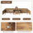Wood TV Media with Storage