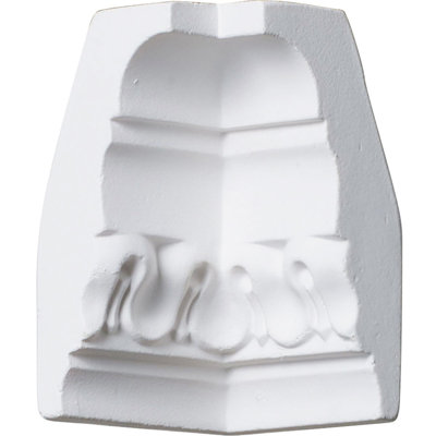 Endurathane Inside Corner Moulding, 1 1/2"P x 3 1/8"H (matches moulding MLD03X01X03BE), Factory Primed