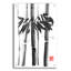 «Bamboo Bouquet» par Pechane, art mural en verre acrylique-1351996006