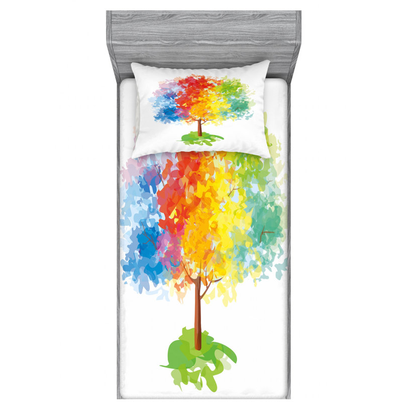 Microfiber Sheet Set, Twin XL Sheet Set with Fitted Sheet