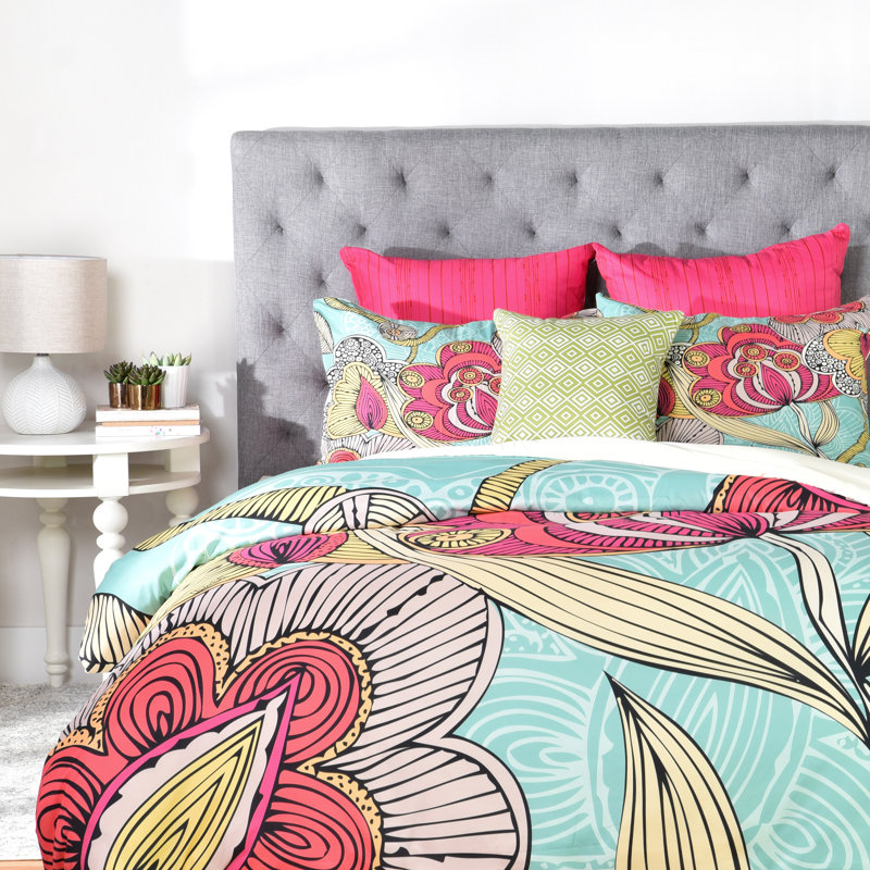 Valentina Ramos Floral Duvet Cover, Luxe, Queen