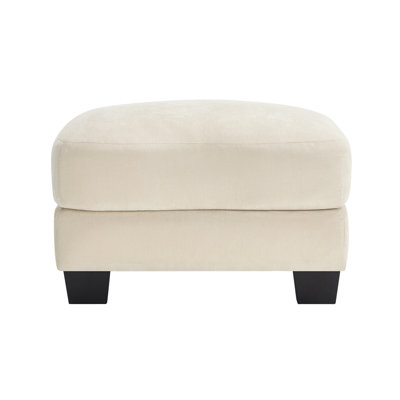 Ottoman Chenille Fabric Beige 30.3 x 24 x 18.9 inches Chenille 1 Piece Ottoman 24.2 lbs Weight High Quality Chenille Material