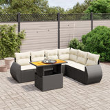 Vidaxl Garden Sofa SetModular Garden Sofa Set Rectangular Modern