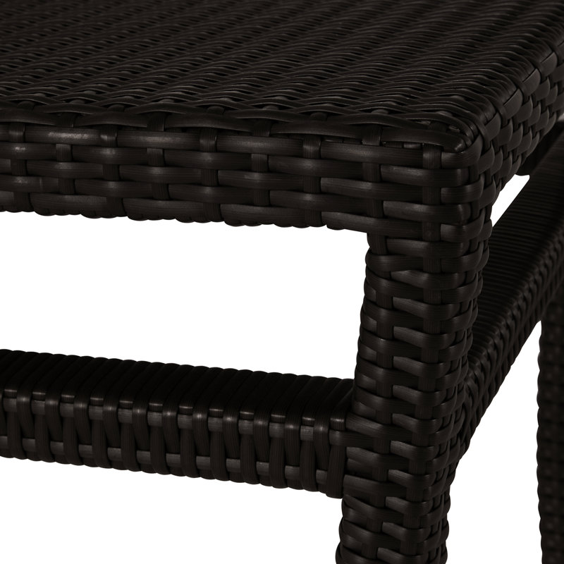 Club Outdoor Side Table, Skye Black Walnut