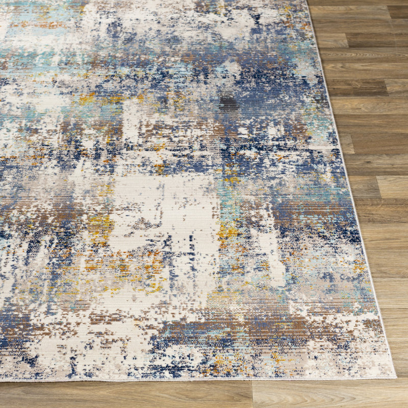 Abdurrahman Abstract Indoor Rug, Rectangle 2' x 3'2"