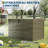 130 Gallon/492l Outdoor Storage Box with Lockable Lid, Waterproof Resin Deck Box Container Bin for Package Delivery, Patio Furniture Cushions, Garden Tools & Pool Accessories-121338912