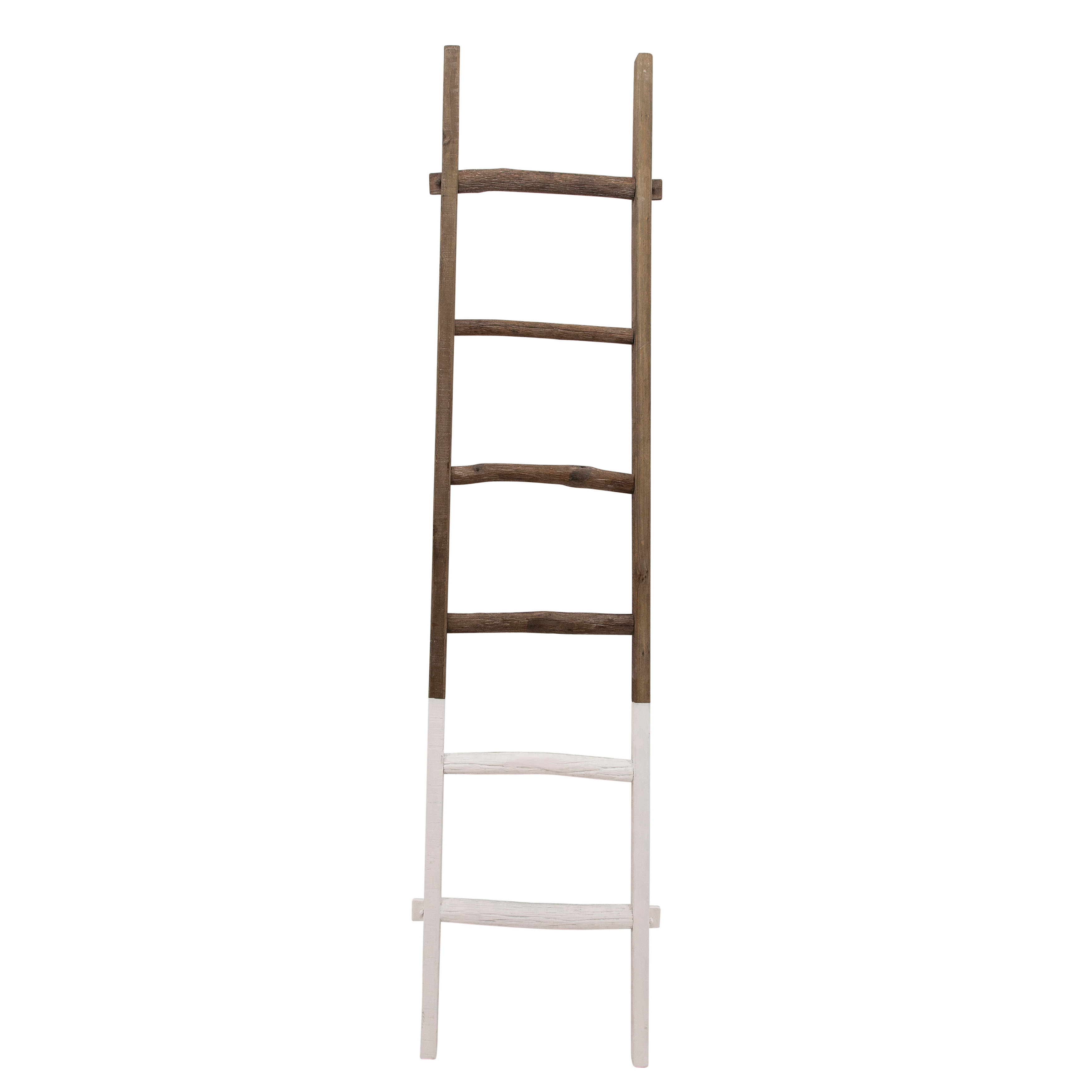 Birch Lane™ Decorative Tall Leaning Wood Blanket Ladder, For Living