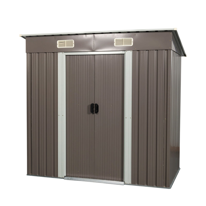 6Ft X 4Ft Outdoor Metal Storage Shed