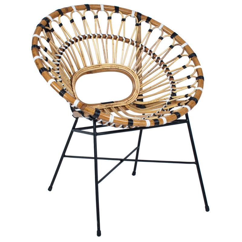 Lorena 24.5'' Wide Papasan Chair