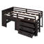 Lit mezzanine Safe Safe avec armoire de rangement fonctionnelle et tablette - coloré - et polyvalent-1766992300
