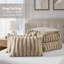 Ensemble d'édredon 3 pièces Jasmine Taupe-102615783-102615784