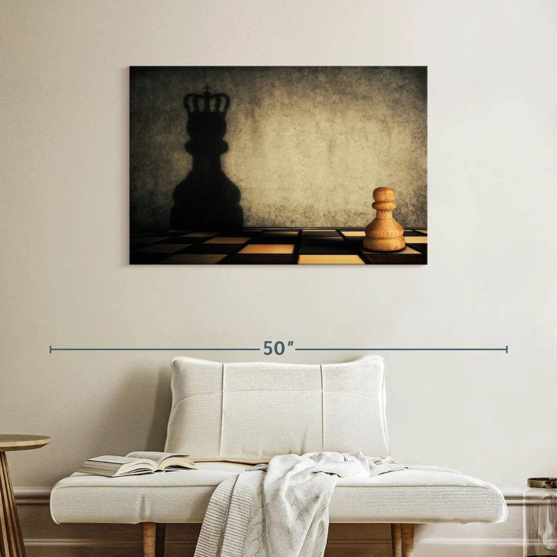 Senne Chess Pion King, H 26 po x l 39 po