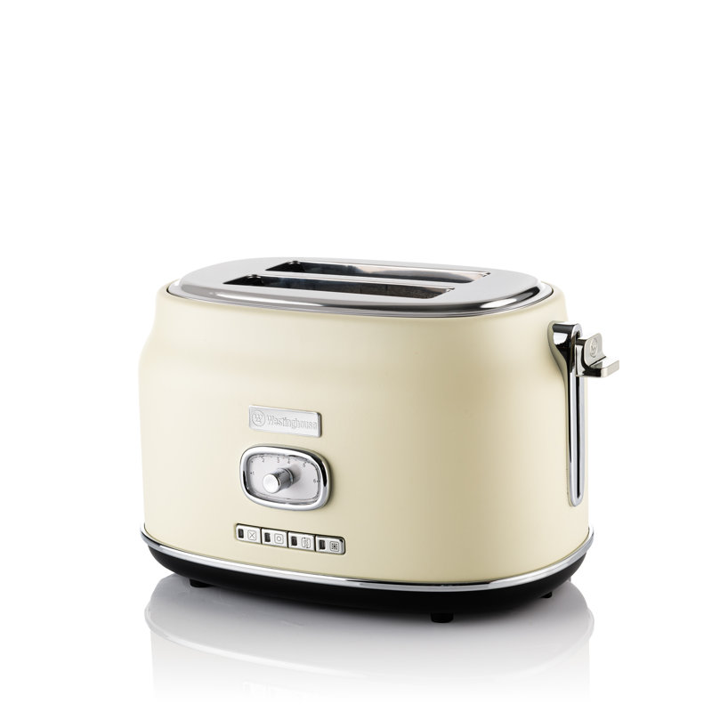 Retro 2 Slice Toaster, White