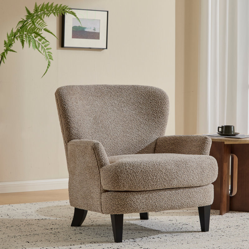 Gerald Boucle Upholstered Club Chair