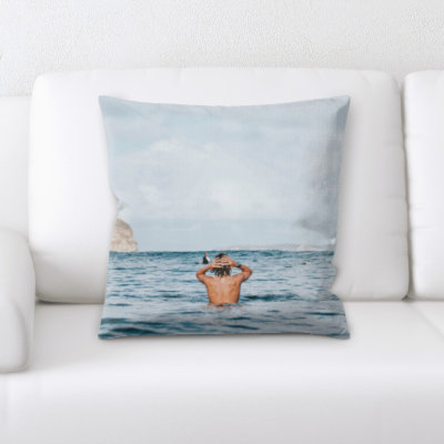 Noor The Great Sea Throw Pillow