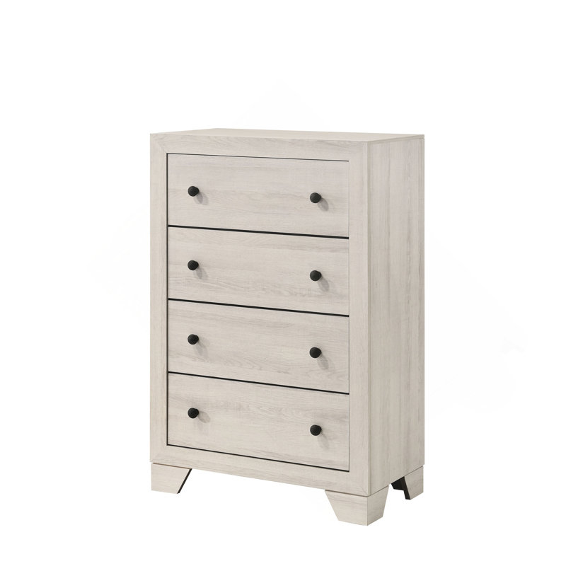 Commode et commode en bois 1 pièce, Blanchies