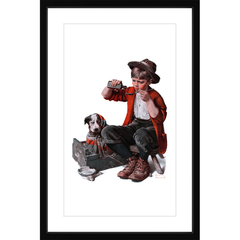 Norman Rockwell - Wrapped Canvas Print, 61 cm H x 41 cm W
