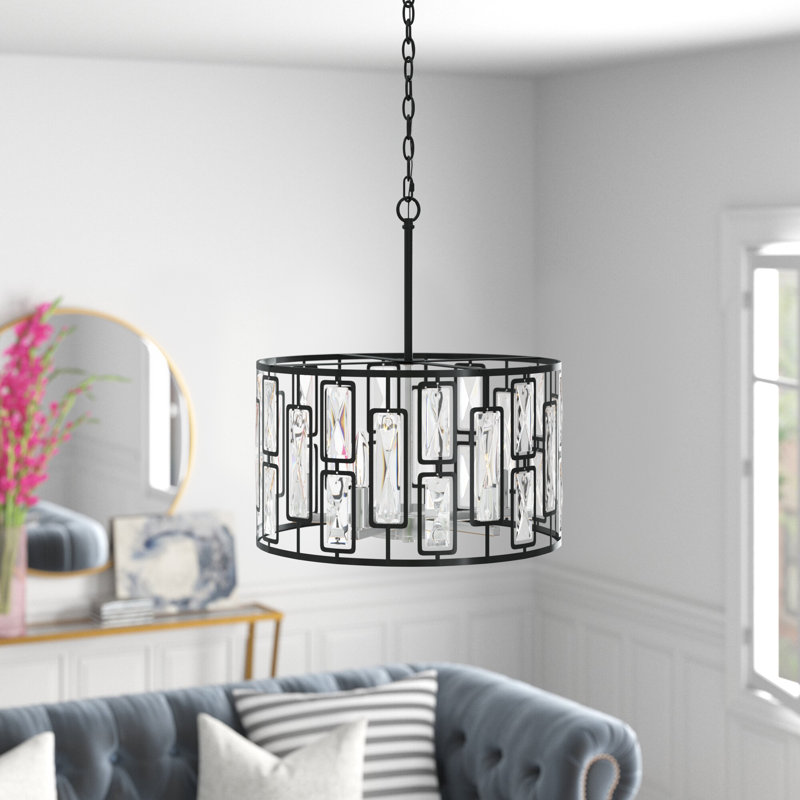 Luminaire suspendu Bolton, 5, H 19,75 po x l 16,25 po x P 16,25 po