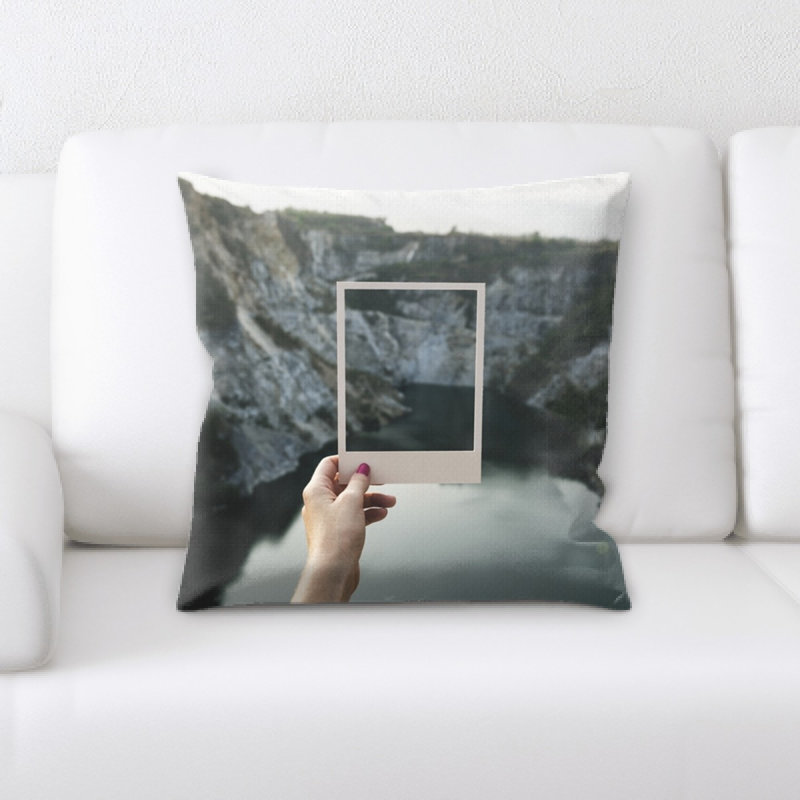 Landscapes Microsuede Reversible Throw Pillow