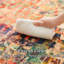 Traditional Heriz Cashmere-Feel Area Rug & Runner, Non-Slip Washable Living Room Carpet-121775467
