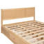 Grand lit plateforme avec 2 tiroirs et rangement - Construction attrayante en bois