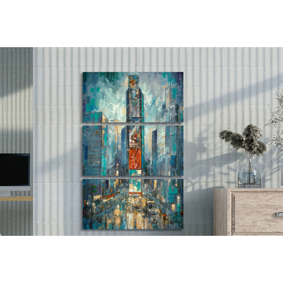 Stadt der Lichter von Ruane Manning - Ohne Rahmen Galerieverpackte Leinwand Giclée auf Leinwand