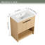 Meuble-lavabo autoportant 30 po avec lavabo en céramique, 2 portes à fermeture douce-1683984991-1683984989