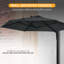 Brucha 248cm Wall Mount Parasol-820259468