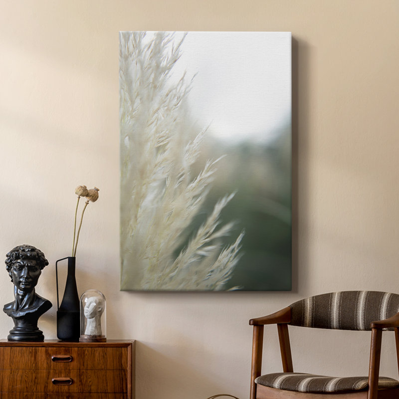 Subtle Grasses I -Custom Wrapped Gallery Cavas, 18" H x 12" W