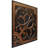 Lilies And Swirls Textured PVC Drop-In Ceiling Tile, Glue Up Ceiling Tile Ceiling Tile-93601692
