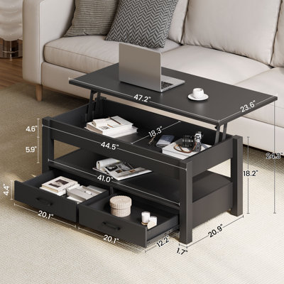 Coffee Table with Storage, Lift Top Coffee Table for Living Room