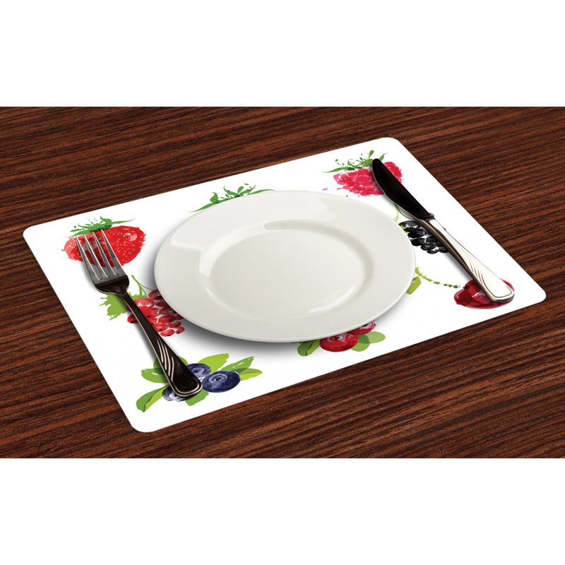 Polyester Food & Drink Rectangle Placemat