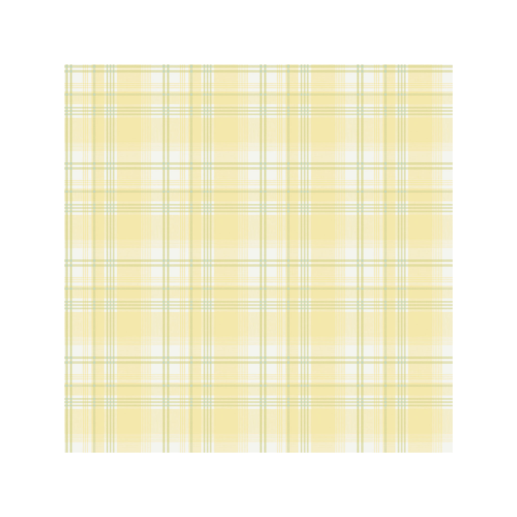 Kitchen Recipes Plaid Design 32.8' L x 21" W Wallpaper Roll, Green-68