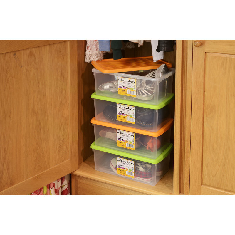 Wham Box & Lid 9L Set of 3 Clear/Assorted