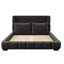 Lit plateforme tapissier avec 2 coussins-395858575-395858800