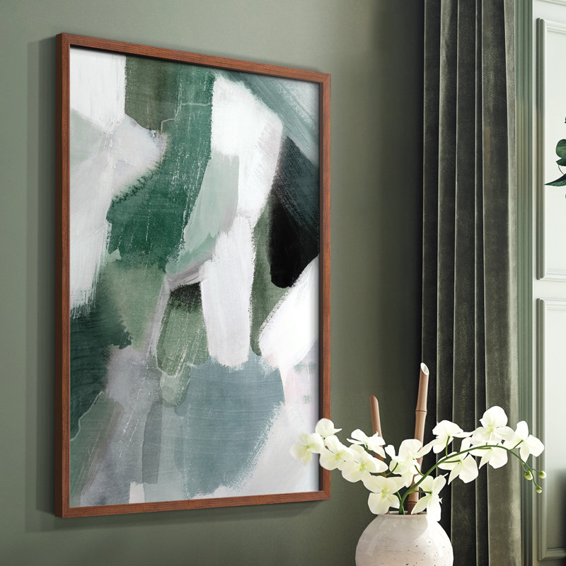 Turquoise Waters II, reproduction encadrée - bois massif, Brun, H 14 po x l 11 po