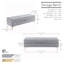 Banc de rangement en velours Mercer41-1948352729
