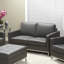 Ensemble de salon configurable en cuir Corniche