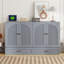 Grand lit escamotable avec grands tiroirs, gris-1045532418-1045532417
