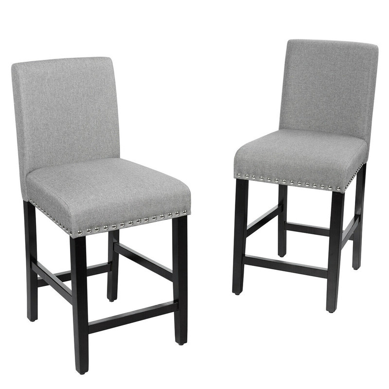 Tabouret de comptoir 25 po nokota, gris
