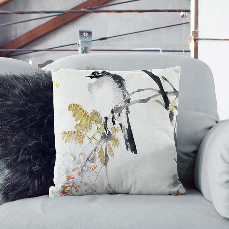 Floral Square Cushion, 55 x 55 cm