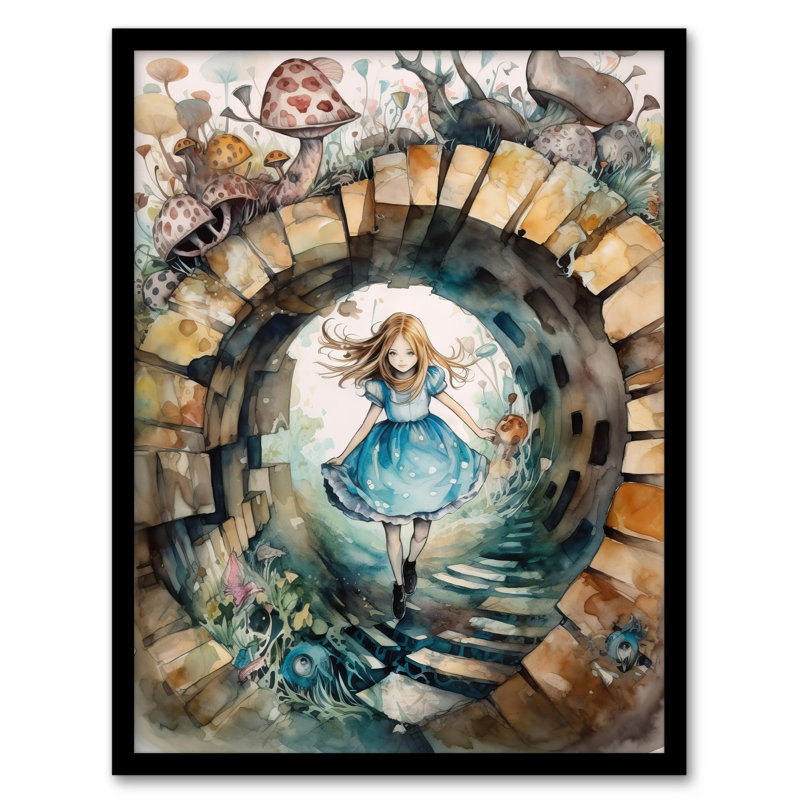 Bonnita Alice In Wonderland Through The Looking Glass - Single Picture Frame Print