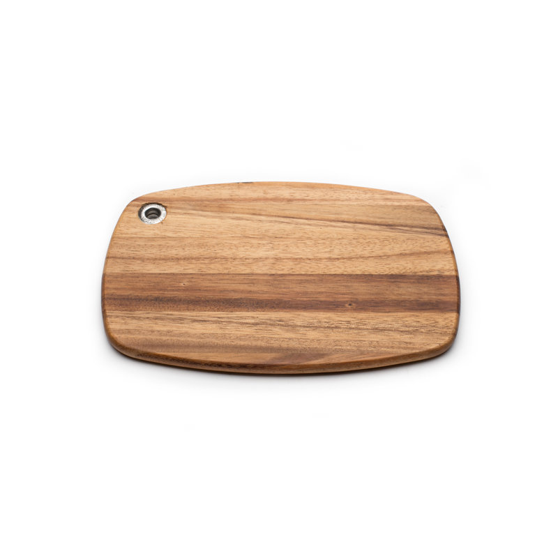 Planche à découper en bois d'acacia Gourmet, H 0,5 po x l 10,75 po x P 7 po